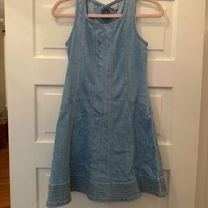 Habitual Blue Denim Sleeveless Dress